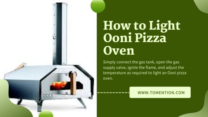 How to Light Ooni Pizza Oven